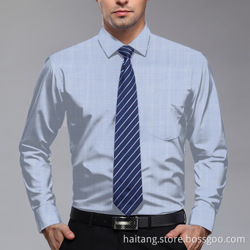 Check Cotton fabric close Microfiber Fabric Sedate Shirt